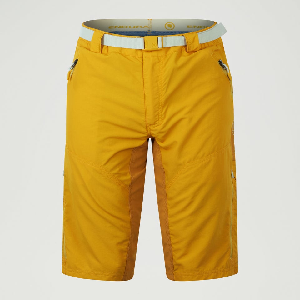 Men's Hummvee Shorts (With Liner) - Mustard Yellow