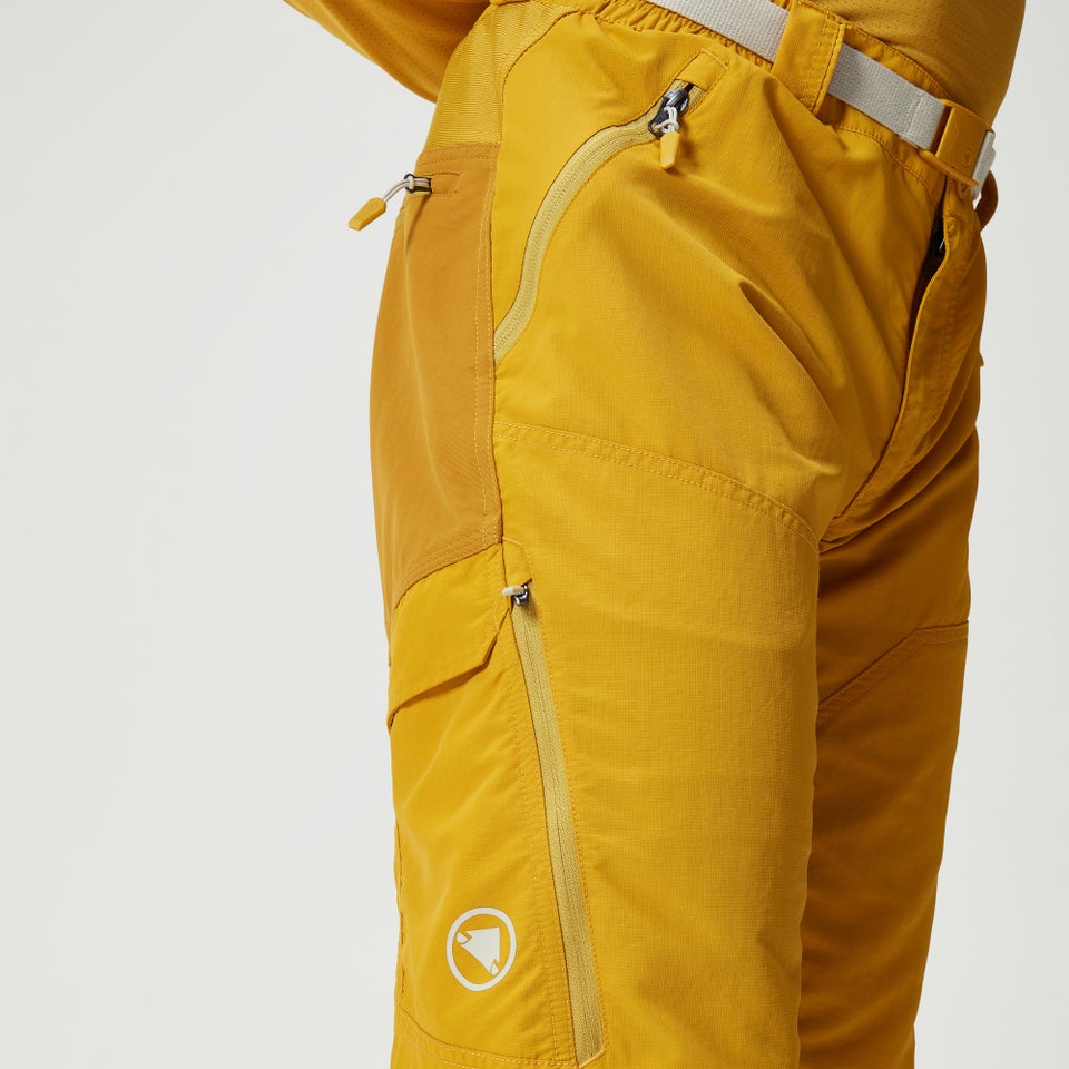 Men's Hummvee Shorts (With Liner) - Mustard Yellow