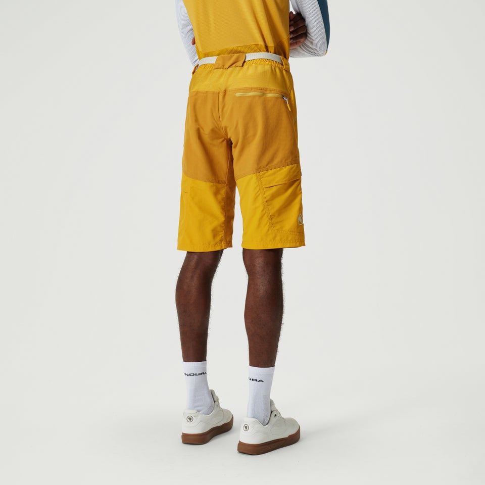 Men's Hummvee Shorts (With Liner) - Mustard Yellow