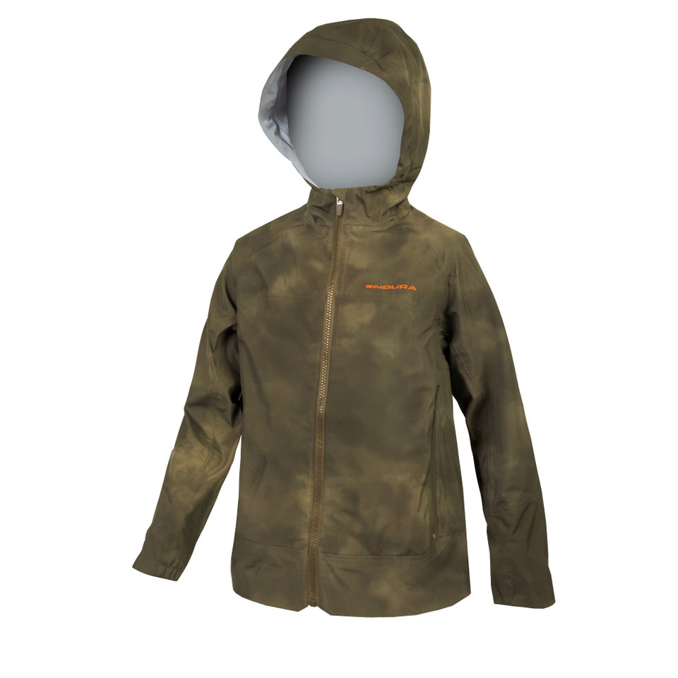 Kids MT500 Waterproof Jacket - Tweed Green