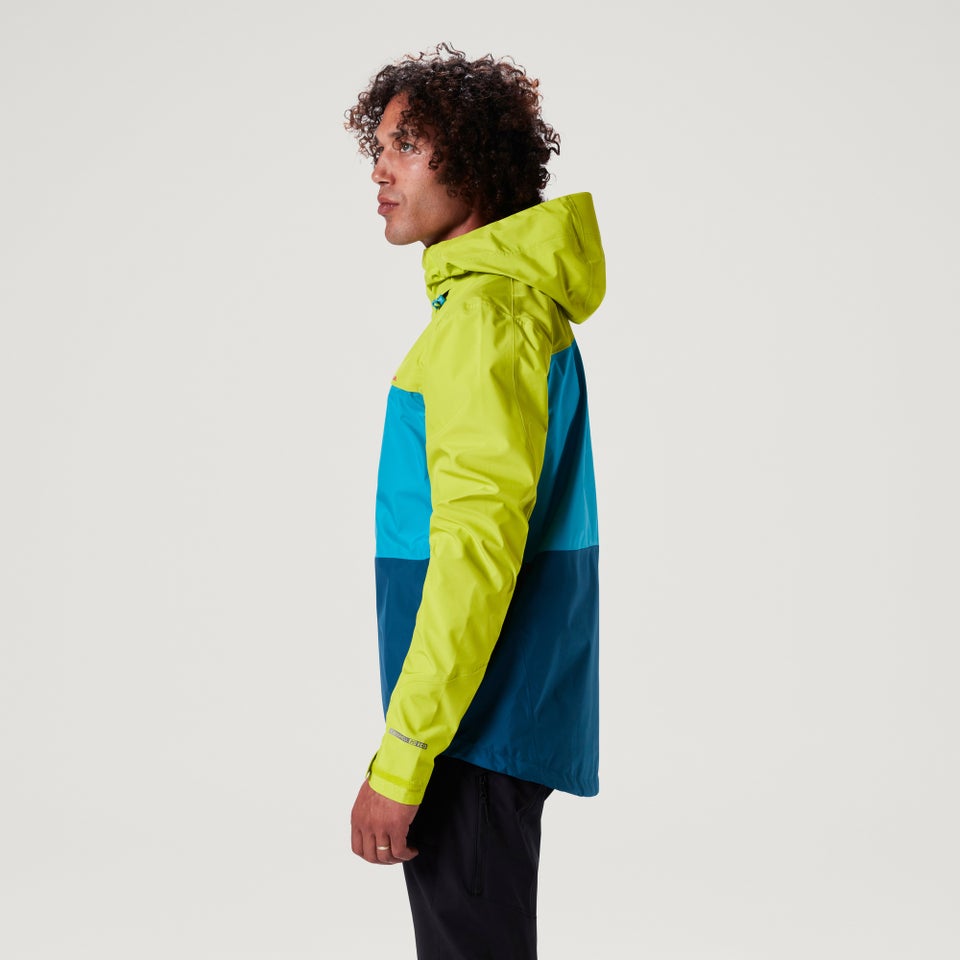 Men's SingleTrack Waterproof Jacket II - Lime Green