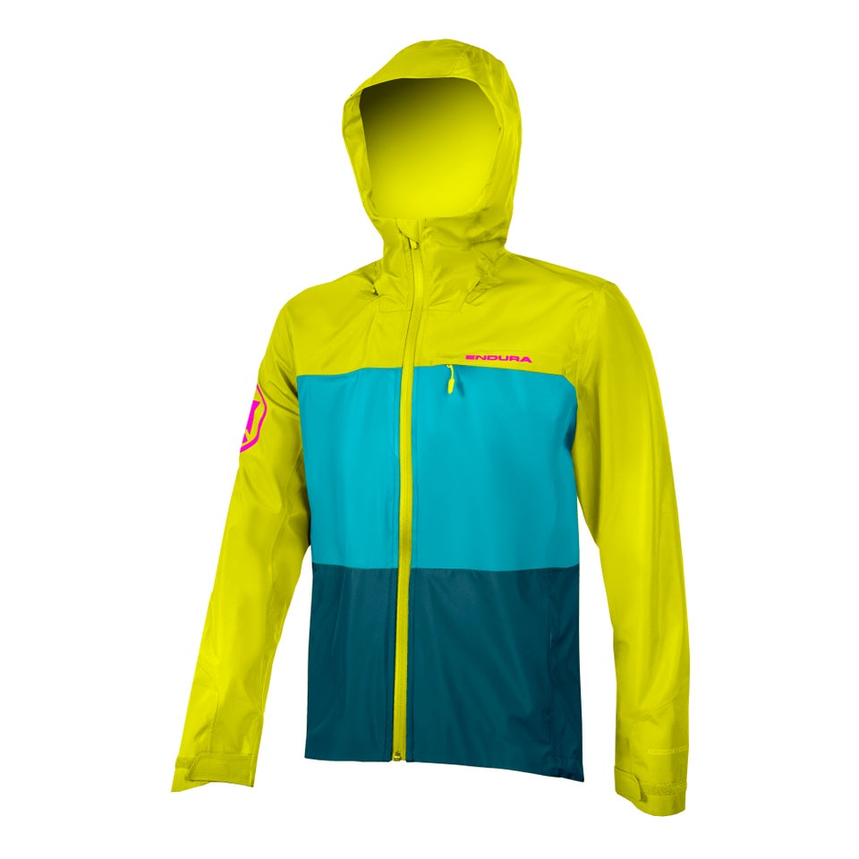 Men's SingleTrack Waterproof Jacket II - Lime Green