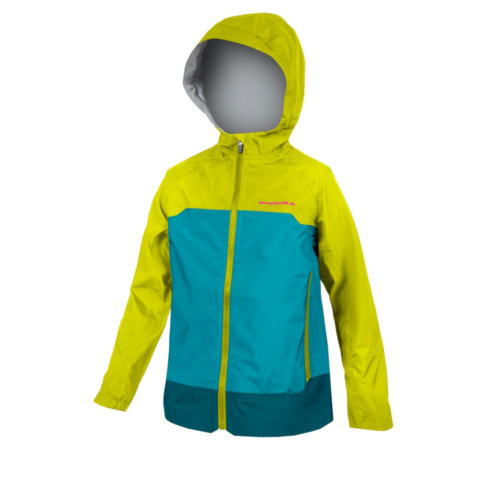 Kids MT500 Waterproof Jacket - Lime Green