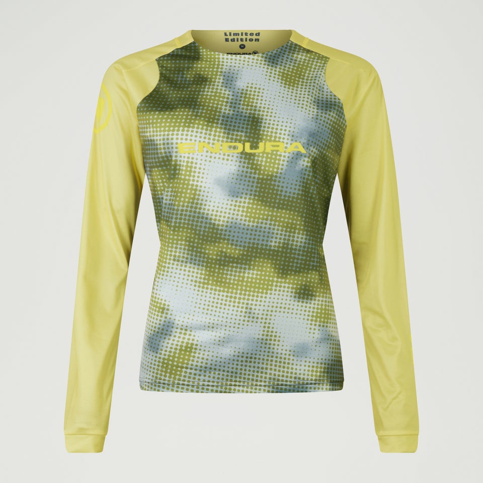 Women's Ltd Pixel Cloud L/S Tee - Sulphur