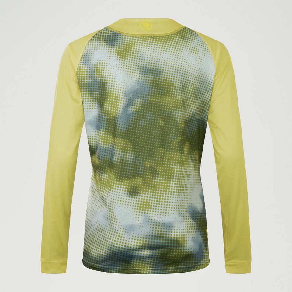 Women's Ltd Pixel Cloud L/S Tee - Sulphur