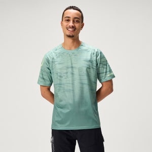 Men's Ltd Marble Print S/S Tee - Loch Green - M