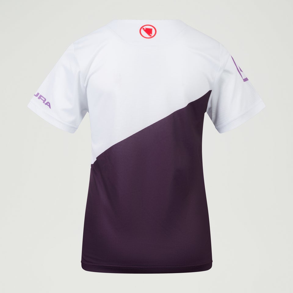 Kids SingleTrack Core Tee - Aubergine