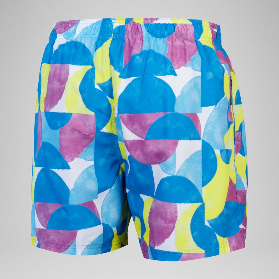 Short de bain Hommes Digital Printed Leisure 16 pouces pour Hommes Bleu Picton