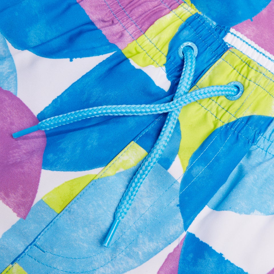 Short de bain Hommes Digital Printed Leisure 16 pouces pour Hommes Bleu Picton