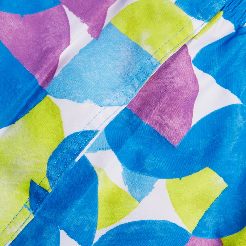 Short de bain Hommes Digital Printed Leisure 16 pouces pour Hommes Bleu Picton