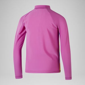 Mädchen Rash-Langarmoberteil mit Print Pink