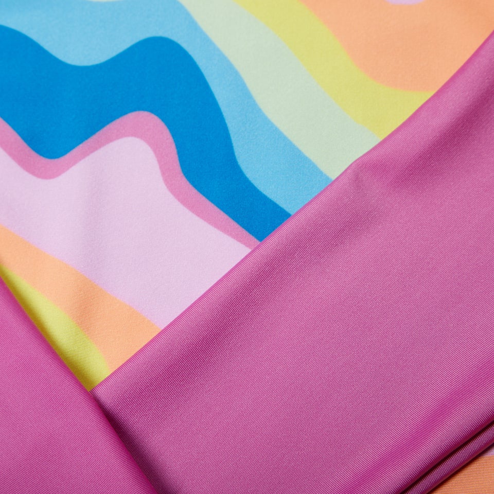 Mädchen Rash-Langarmoberteil mit Print Pink