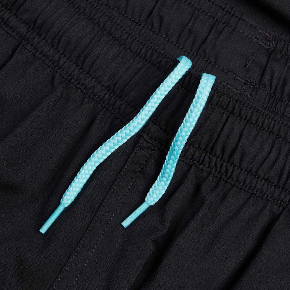 Herren XPRESS LITE Badeshorts mit Einsätzen, 40 cm Schwarz/Grau