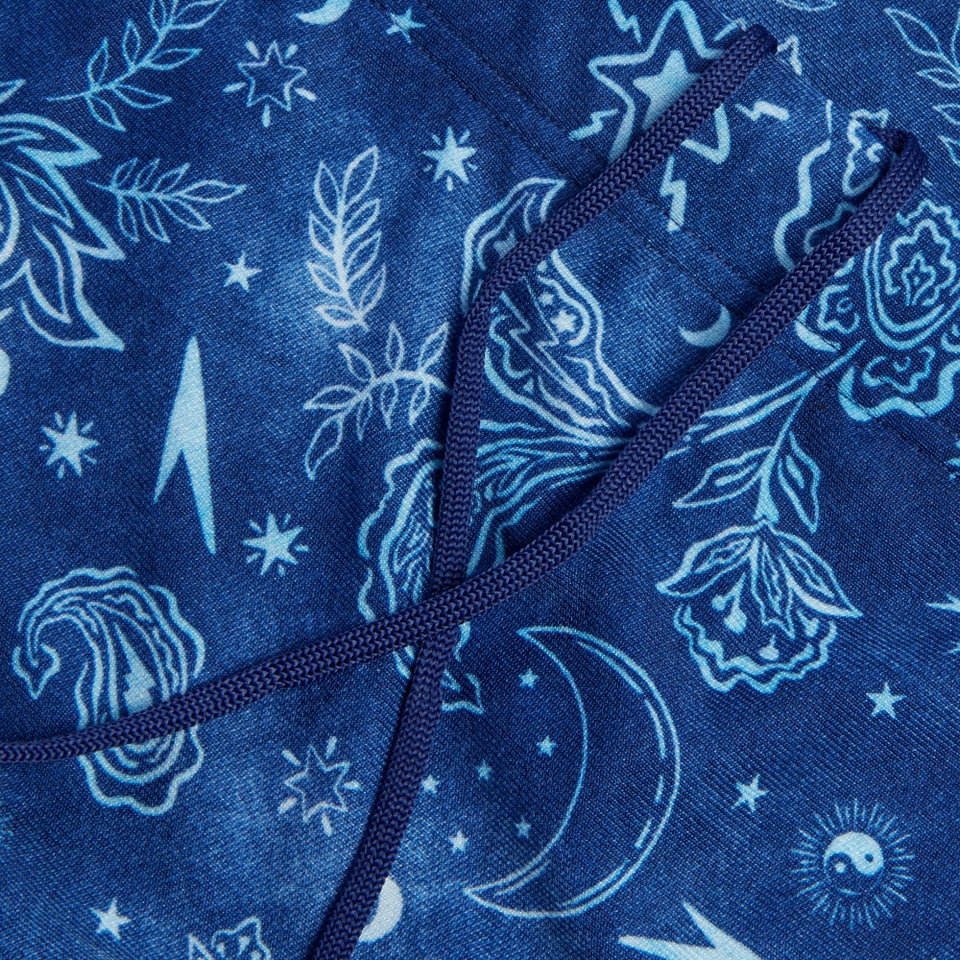 Slip de bain Hommes pour entraînement en club 13,5 cm Allover Bleu céruléen