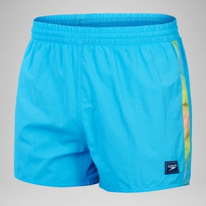 Herren Retro Badeshorts, 13 Zoll Blau