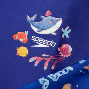 Boys' Printed All-In-One Sun Suit Blue