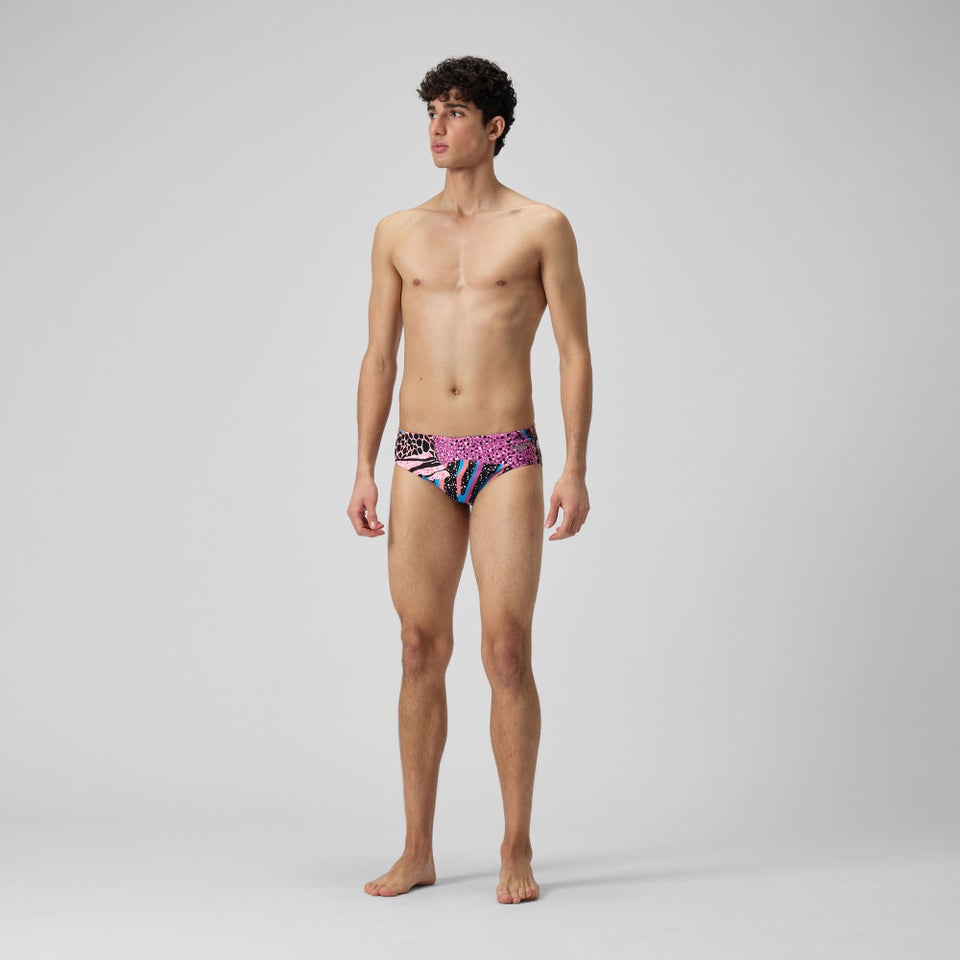 Men's Club Training 3" Allover Digital Brief Black/Green