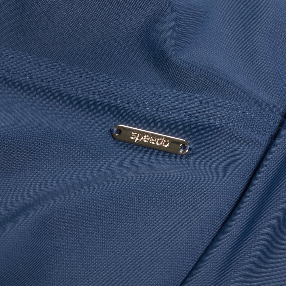 Damen Shaping-Badeanzug mit Bändern Marineblau