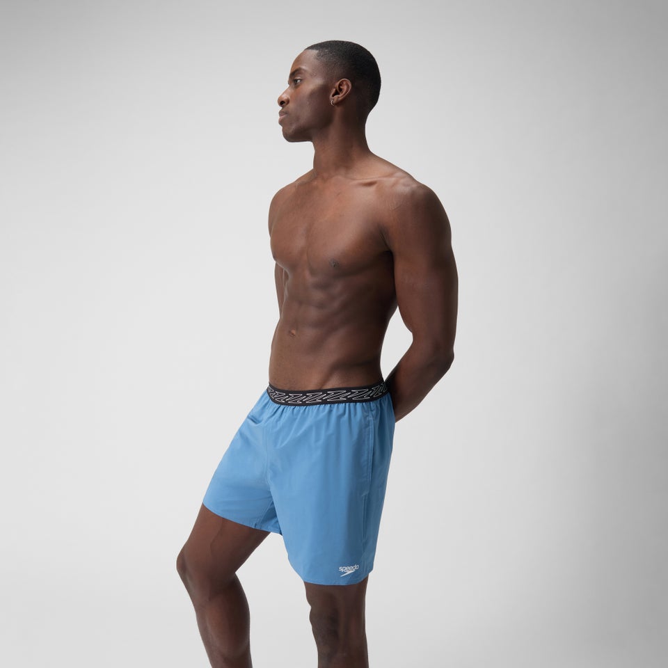 Herren Hyperboom Band Badeshorts, 40 cm Blau