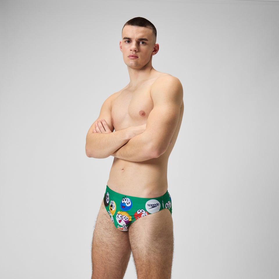 Slip de bain Hommes Escape 5 cm pour Hommes Vert vif