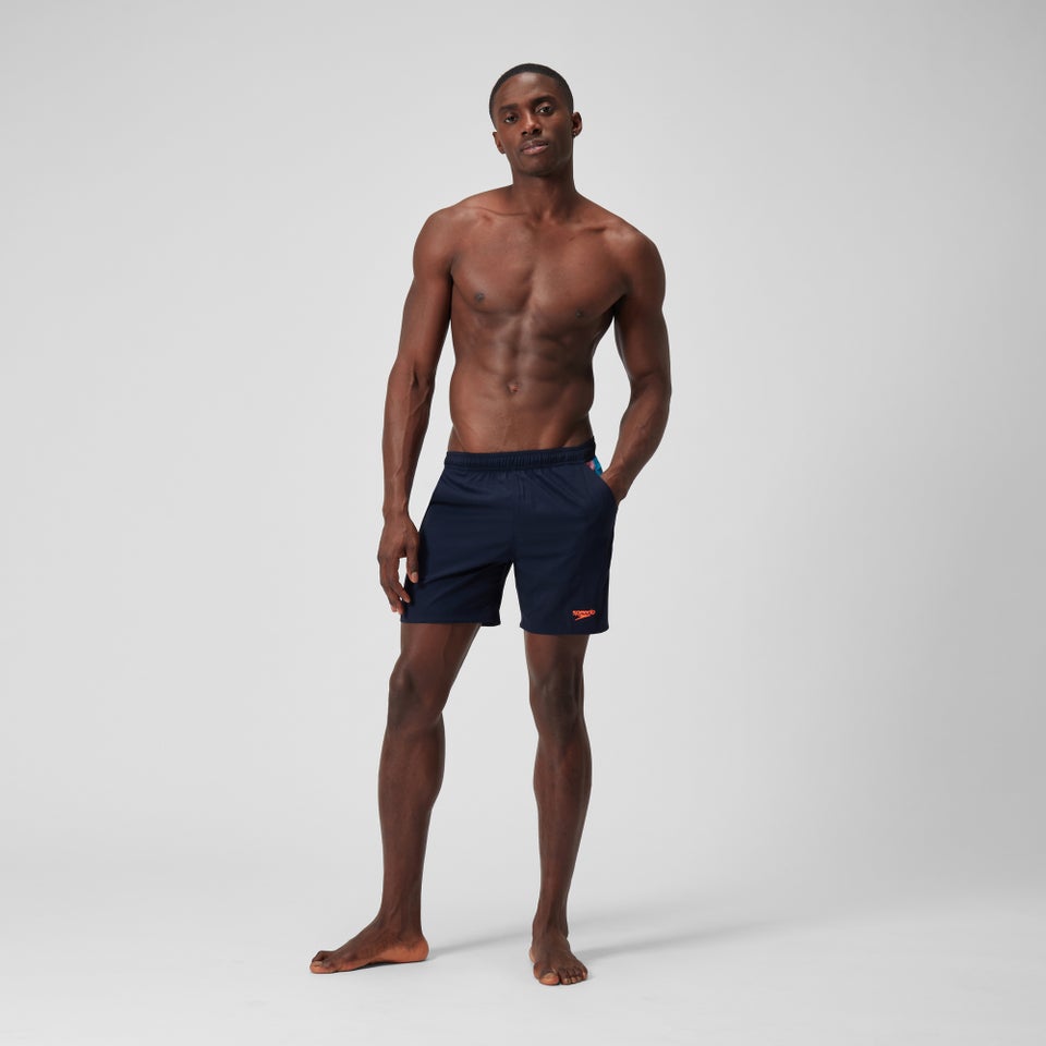 Men's Xpress Lite Panel 16" Swim Shorts Navy/Blue