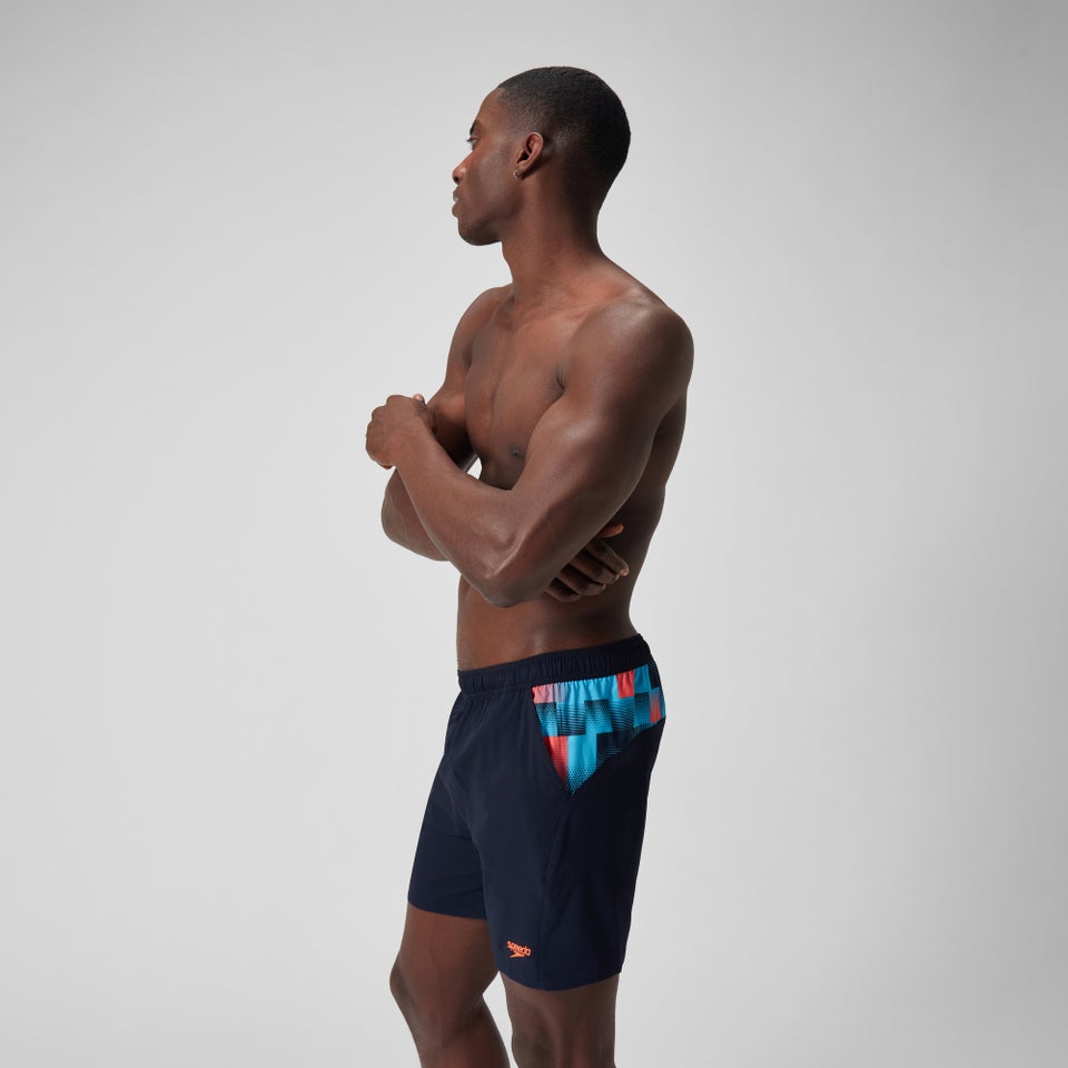 Men's Xpress Lite Panel 16" Swim Shorts Navy/Blue