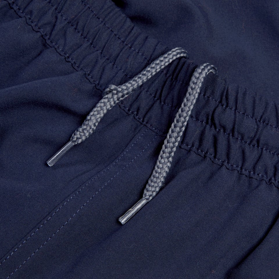 Herren Hyperboom Badeshorts mit Passe, 40 cm Marineblau/Rot