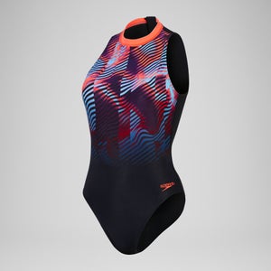 Maillot de bain Femmes - Hydrasuit Printed pour Femmes Noir/Violet