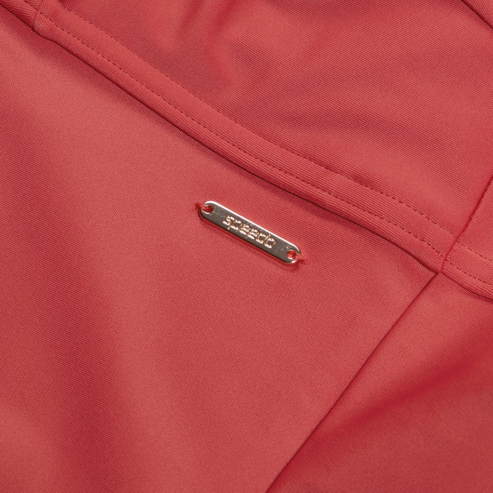 Damen Shaping-Bandeau-Badeanzug Rot