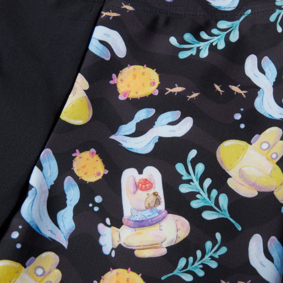 Jammer garçon - Digital Allover pour Garçons Noir/Gris oxydé