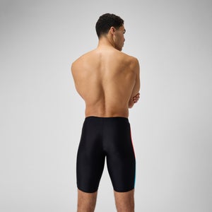 Herren Schwimmhose Schwarz/Rot