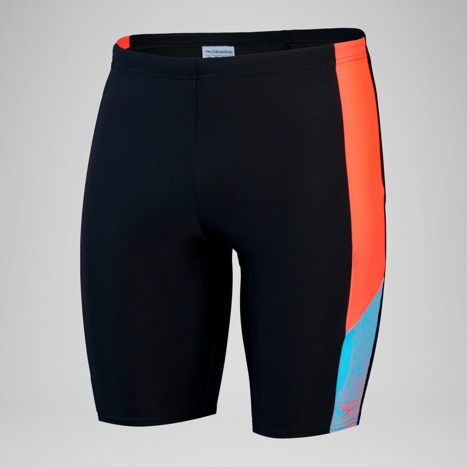 Jammer Hommes Dive pour Hommes Noir/Rouge sirène/Bleu picton