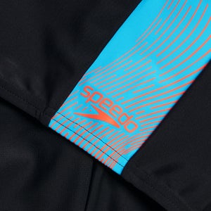 Herren Schwimmhose Schwarz/Rot