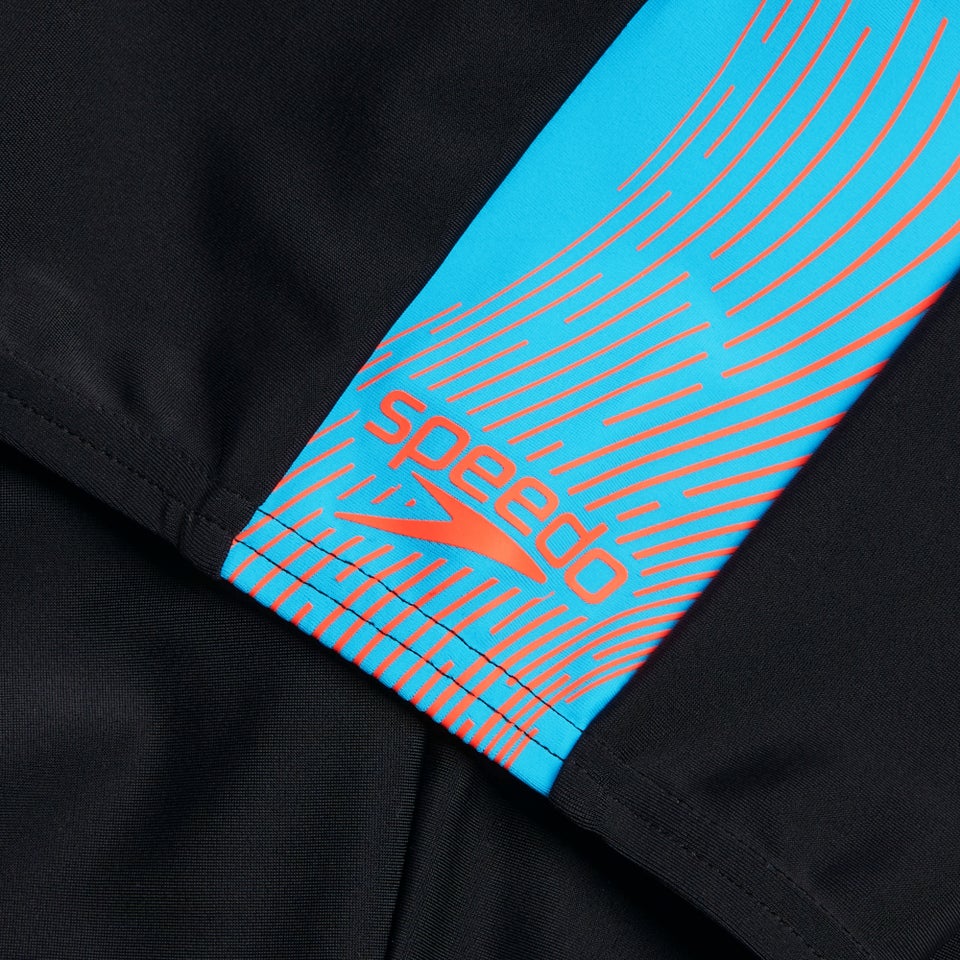 Jammer Hommes Dive pour Hommes Noir/Rouge sirène/Bleu picton