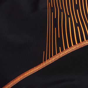 Mädchen Medley Medalist Badeanzug mit Logo Schwarz/Orange