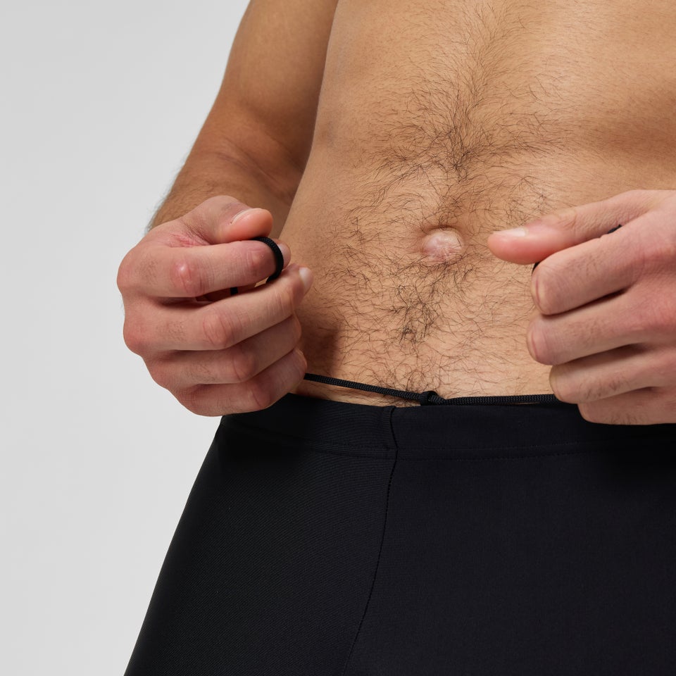 Jammer Hommes Medley Logo pour Hommes Noir/Rouge sirène