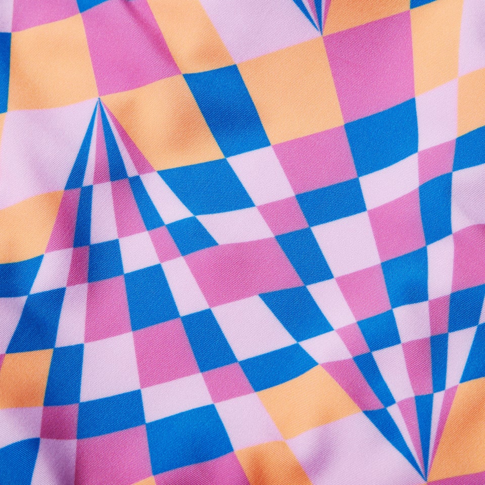 Mädchen Medalist Badeanzug mit Print Pink