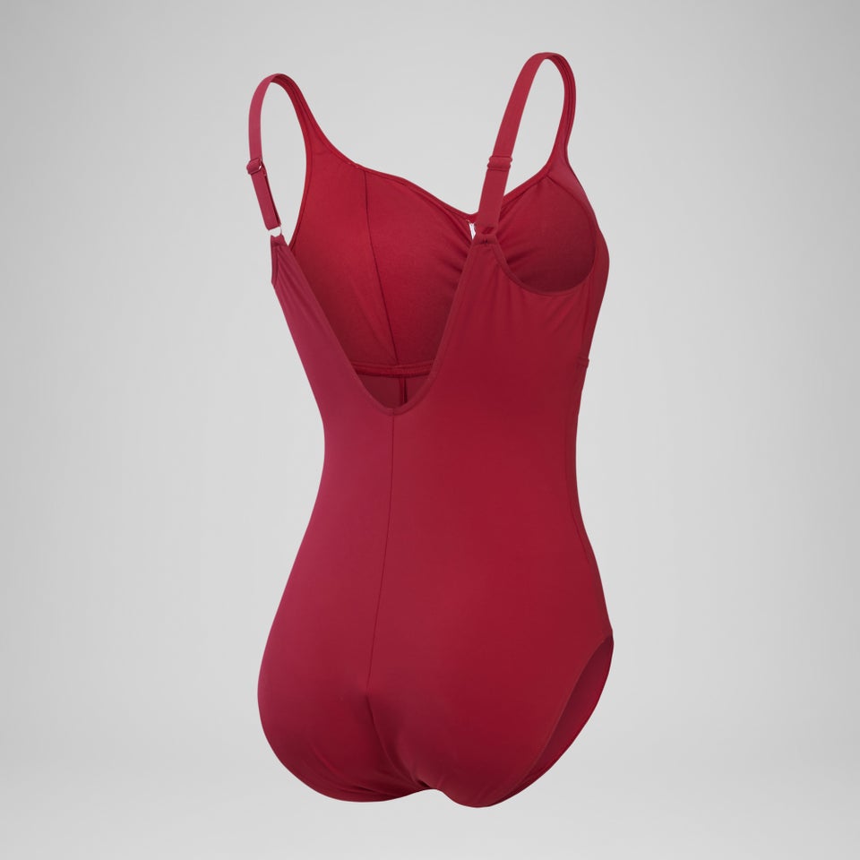 Damen AquaNite Shaping-Badeanzug Rot