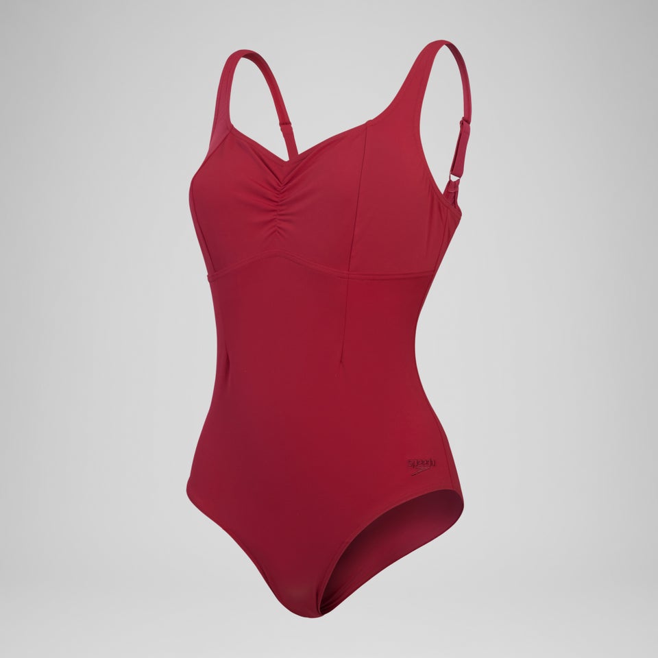 Damen AquaNite Shaping-Badeanzug Rot