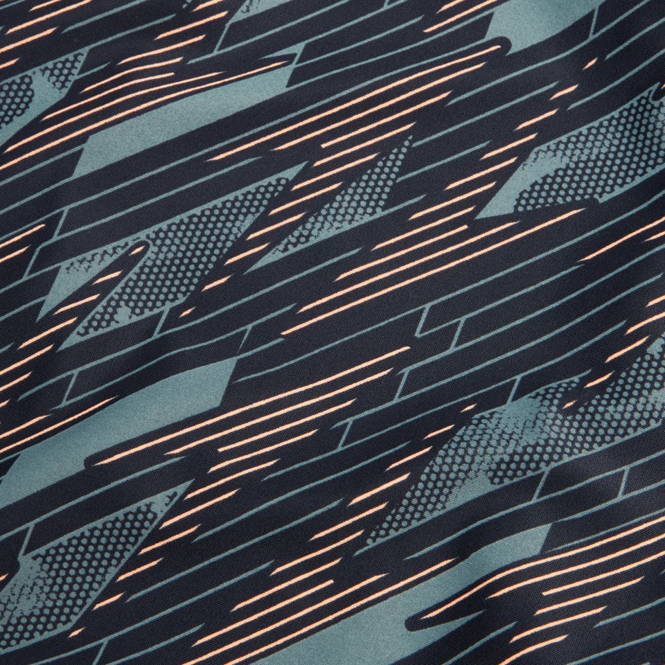 Girls' HyperBoom Allover Medalist Swimsuit Black/Green