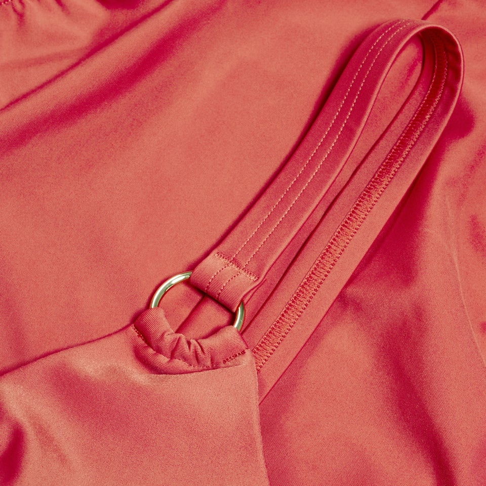 Women's Shaping Asymmetric Swimsuit Red