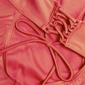 Women's Shaping Asymmetric Swimsuit Red