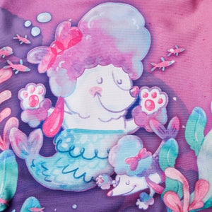 Maillot de bain Fille à imprimé numérique pour Filles Rose kiki/Pétale/Caribe