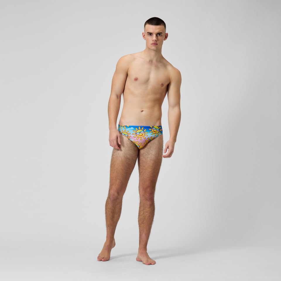 Men's Escape 2" Brief Yellow/Blue