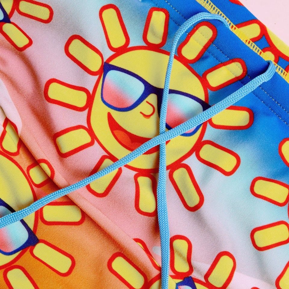 Men's Escape 2" Brief Yellow/Blue