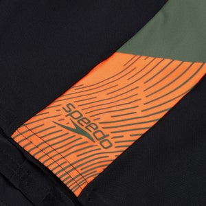 Jungen Dive Aquashorts Schwarz/Grün