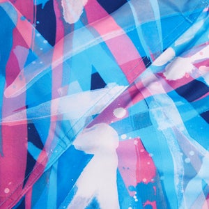 Men's Digital Printed Leisure 16" Swim Shorts Pink