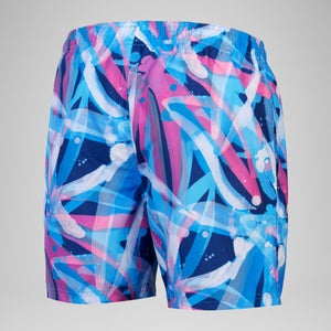 Men's Digital Printed Leisure 16" Swim Shorts Pink