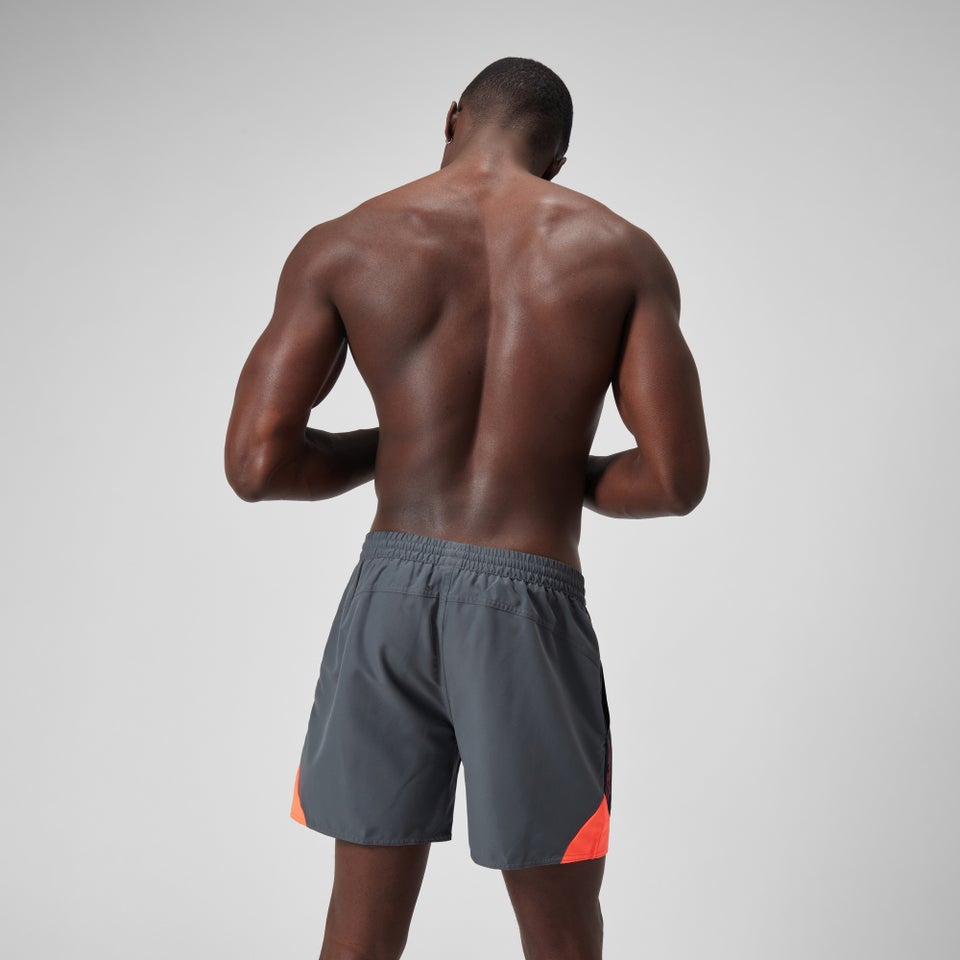 Short de bain Hyperboom Splice 40 cm pour Hommes Grey/Rouge