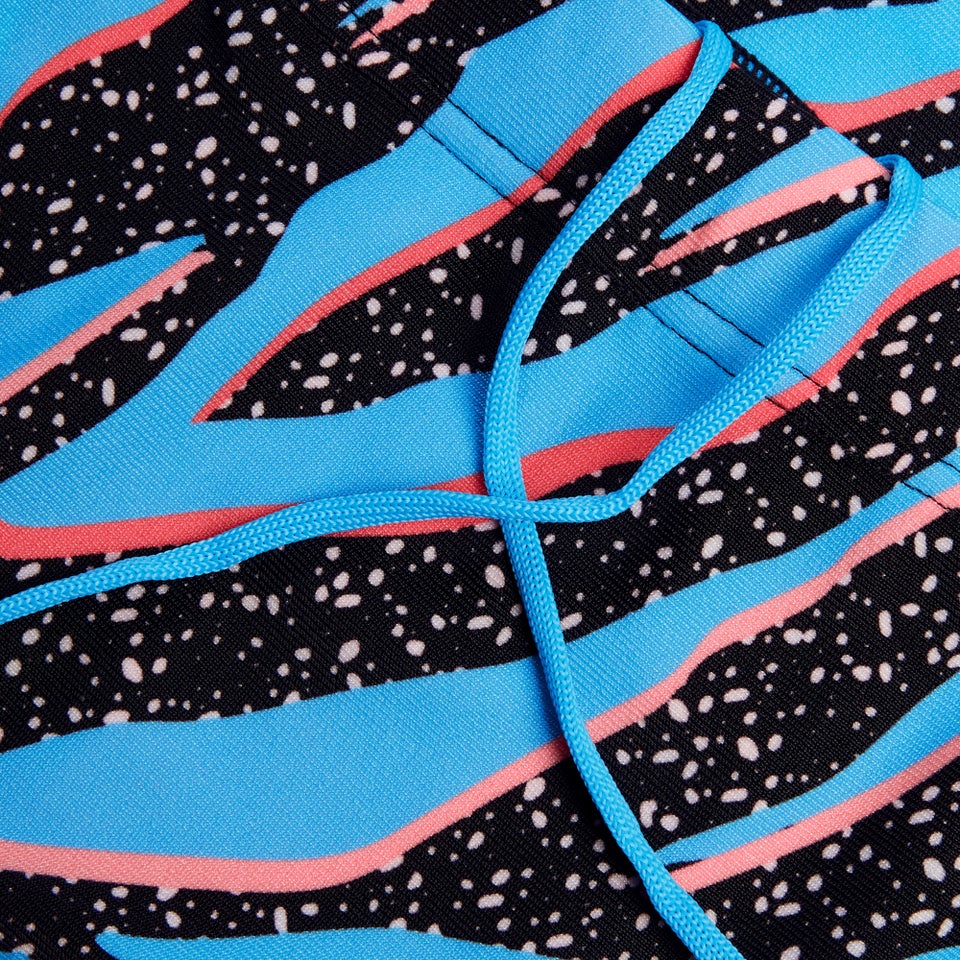 Men's Club Training 5" Allover Brief Black/Blue